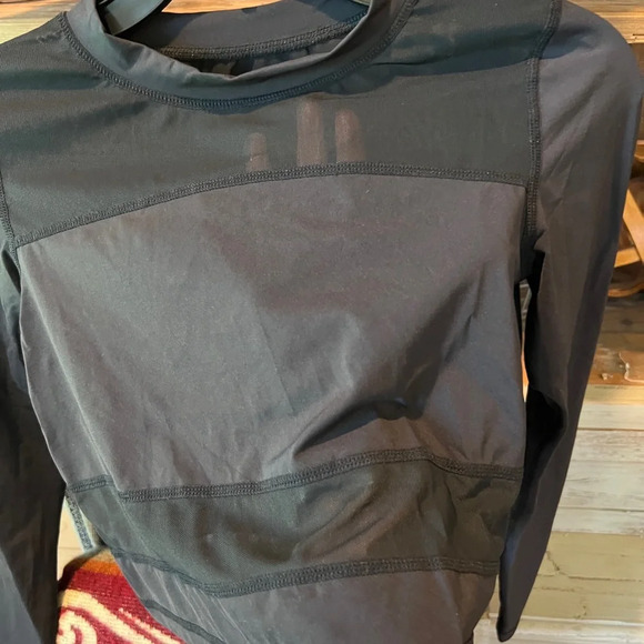 Buff Bunny peekaboo mesh long sleeve workout crop top size small - Picture 3 of 6